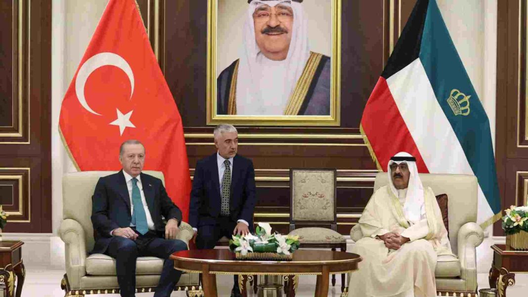 তুর্কি প্রেসিডেন্ট এরদোয়ান ও কুয়েত আমিরের বৈঠক গাজা যুদ্ধবিরতি নিয়ে