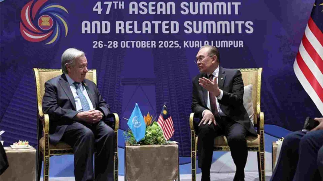 গাজায় জাতিসংঘ শান্তিরক্ষা মিশনে যোগ দিতে প্রস্তুত মালয়েশিয়া । আনোয়ার ইব্রাহিম ও জাতিসংঘ মহাসচিবের সাক্ষাৎ