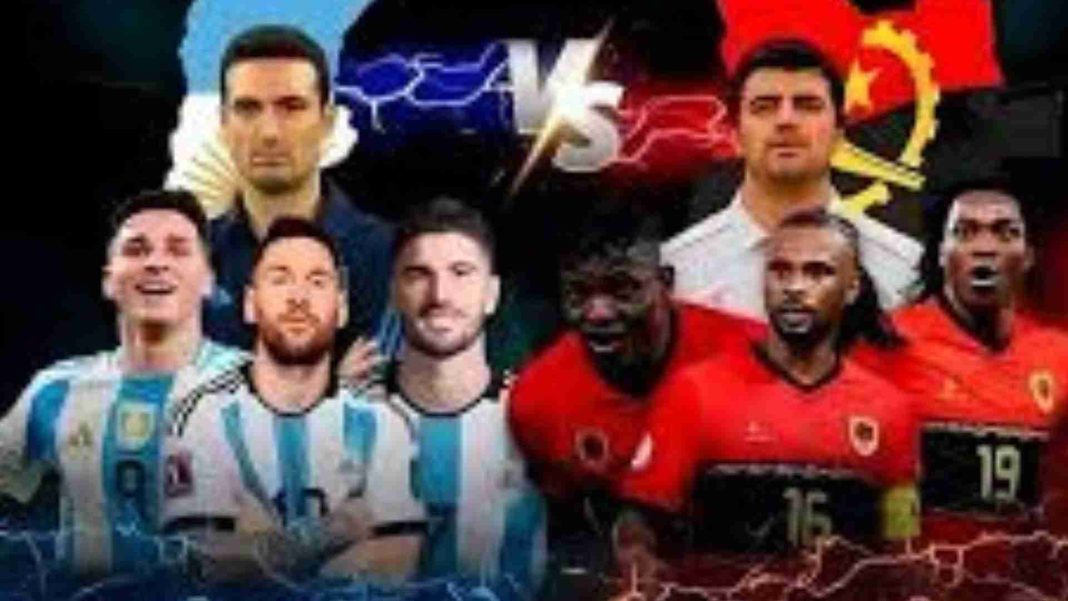 আর্জেন্টিনা বনাম অ্যাঙ্গোলা ২০২৫ প্রীতি ম্যাচে লিওনেল মেসি এবং আর্জেন্টিনা ফুটবল দল