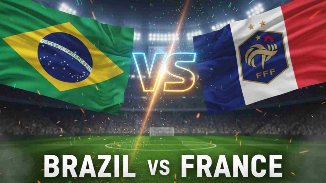 ব্রাজিল বনাম ফ্রান্স প্রস্তুতি ম্যাচ – যুক্তরাষ্ট্রে মুখোমুখি দুটি বিশ্ব চ্যাম্পিয়ন