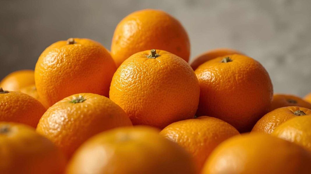 তাজা, উজ্জ্বল কমলা ফল (Orange fruit)