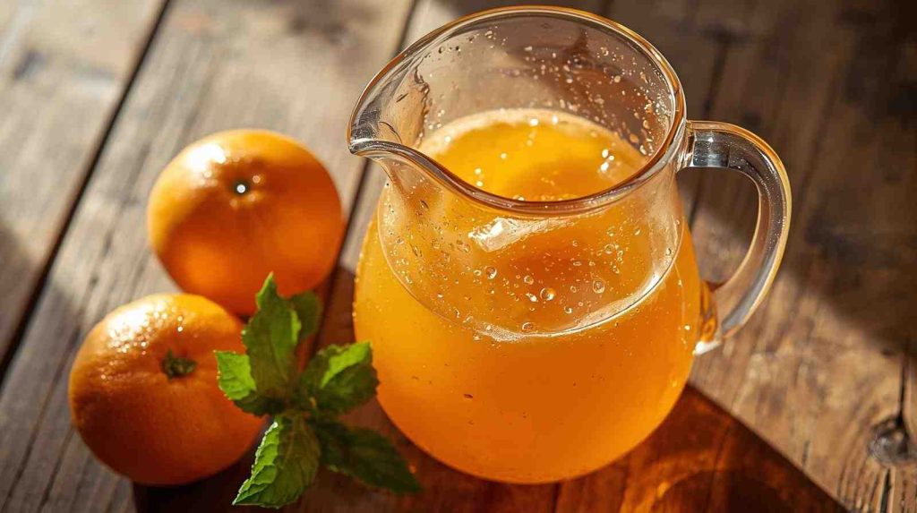 কমলার জুসের ছবি 