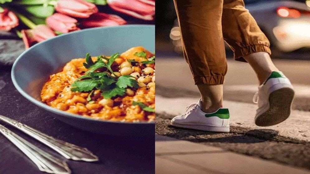 রাতের খাবারের পর হাঁটাহাঁটি